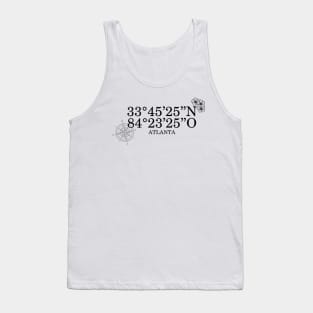 Atlanta Contact Information Tank Top